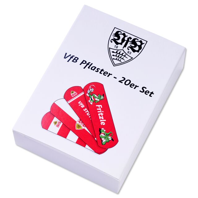 VfB Pflaster 20er Set in der Verpackung
