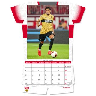 Kalenderblatt Oktober mit Foto von Tiago Tomás
