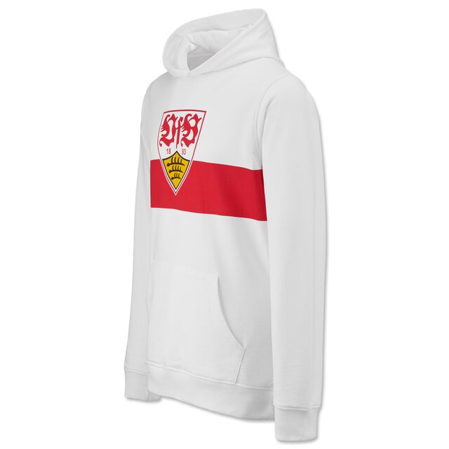 VfB hoody chest ring white red