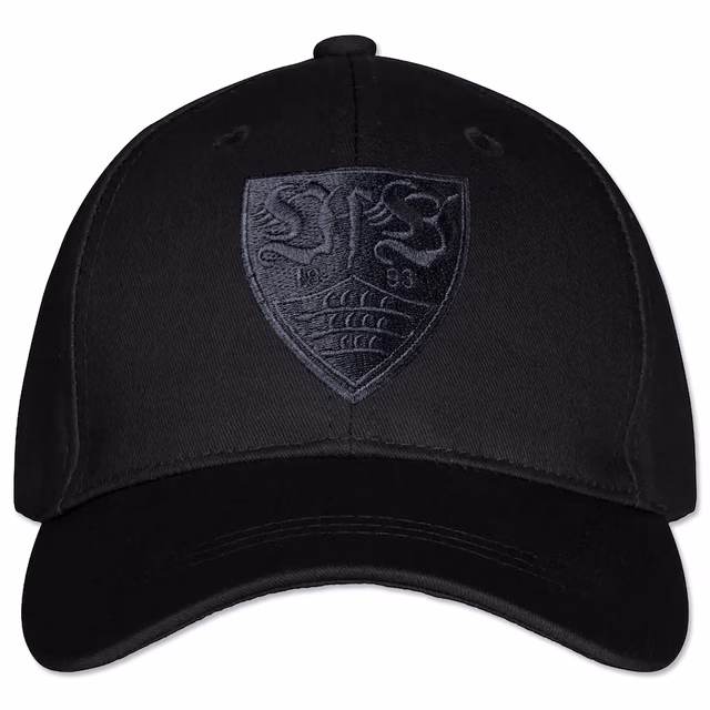 VfB Cap Wappen schwarz tonal