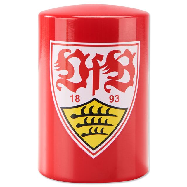 roter Flaschenaufsatz Flaschenöffner mit VfB Wappen