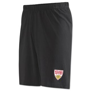 schwarze Shorts mit VfB Wappen