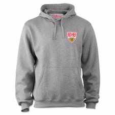 VfB hoody emblem stick grey