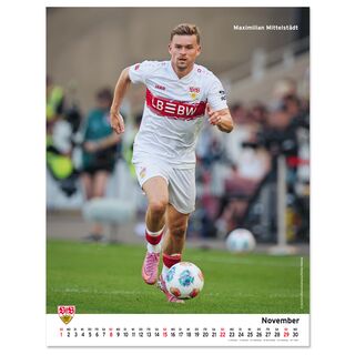 Kalenderblatt November mit Maximilian Mittelstädt