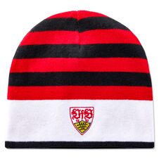 VfB striped beanie emblem