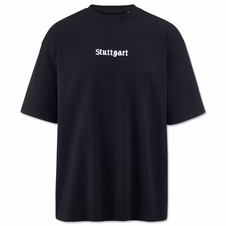 VfB T-Shirt blurred Wappen schwarz