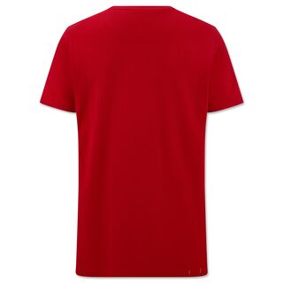 rote Rückseite des VfB T-Shirts Treue