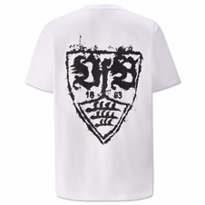 VfB t-shirt blurred emblem white