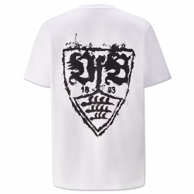 Rückseite mit schwarzem VfB Wappen 