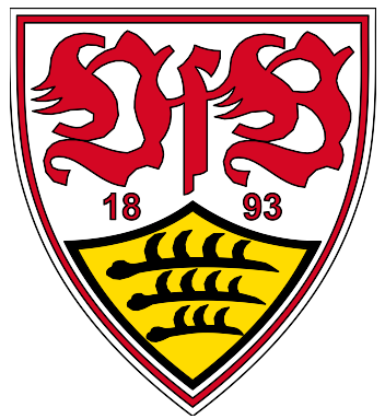 VfB Stuttgart Aufnäher Wappen – 2er Set, Zum Aufbügeln Auf T-Shirts & Taschen