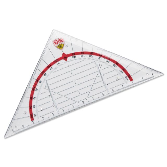 Geodreieck mit VfB Wappen 