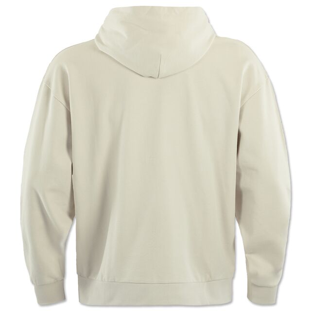 beigefarbene Rückseite des Hoodies Freizeit 25/26