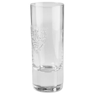 Schnapsglas mit transparentem VfB Wappen