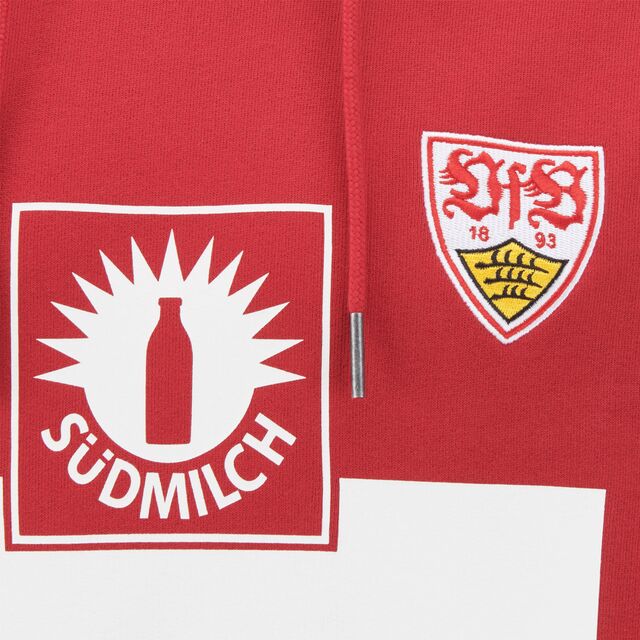 VfB hoody Südmilch red