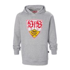 VfB Kids Hoodie Wappen used grau