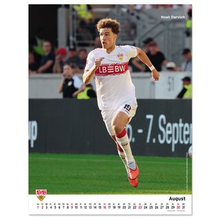 Kalenderblatt August mit Noah Darvich