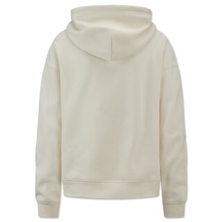 Rückseite des Hoodies in Offwhite