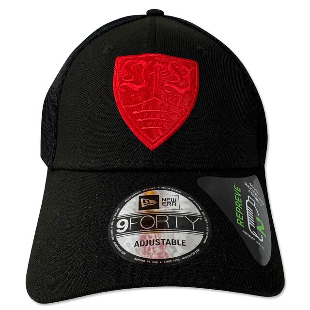 VfB New Era Cap Trucker schwarz