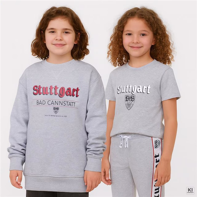 VfB kids sweater Stuttgart grey