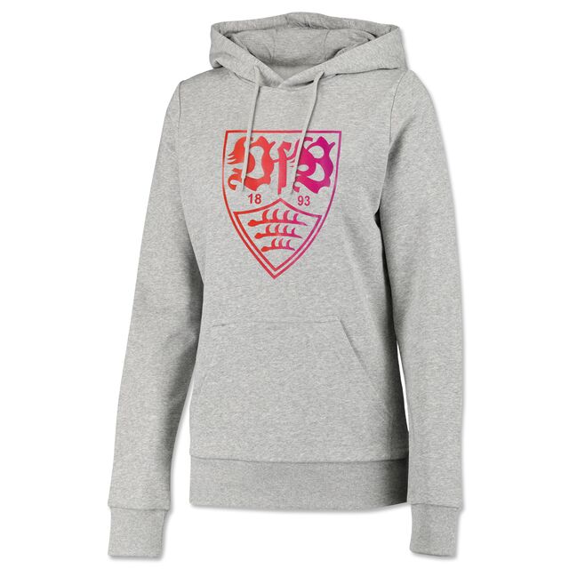 VfB Damen Hoodie Eleganz grau
