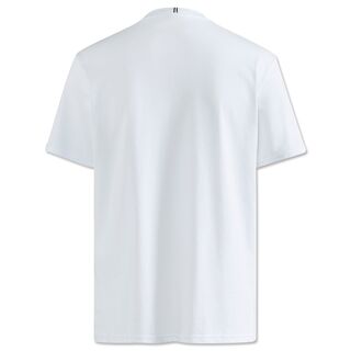 weiße Rückseite des T-Shirts