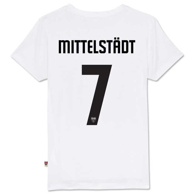 Rückseite mit Spielername Mittelstädt und Nummer 7 
