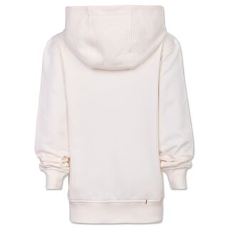 Rückseite des Hoodies in Offwhite