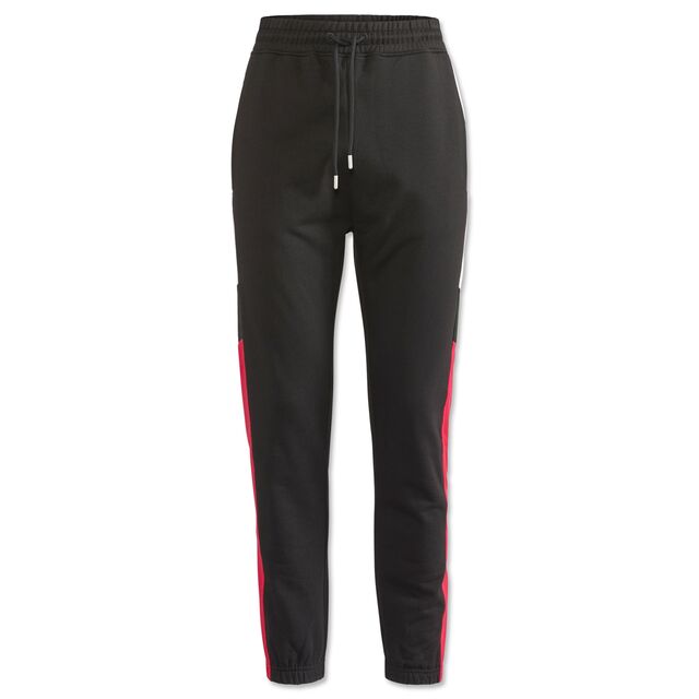 schwarze Jogginghose mit elastischem Bund