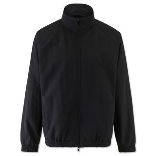 schwarze Rückseite der Trainingsjacke