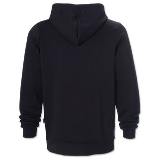 schwarze Rückseite des Hoodies