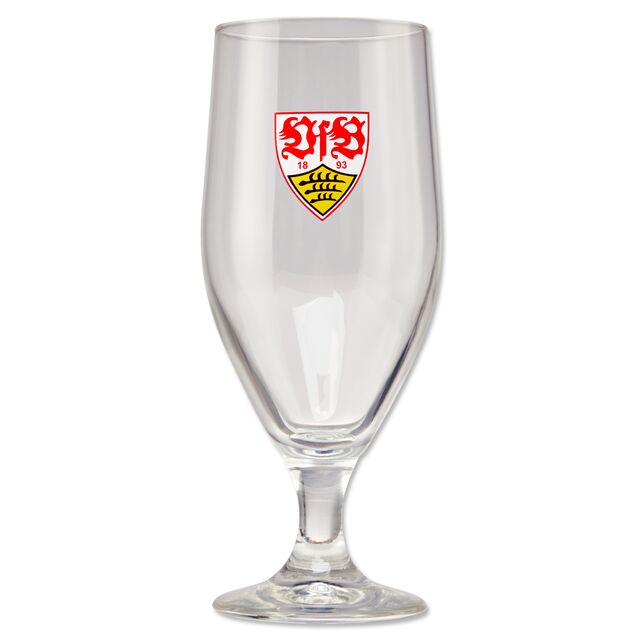 VfB Pilsglas mit VfB Wappen