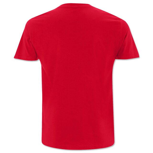 rote Rückseite des VfB T-Shirts MEIN VEREIN