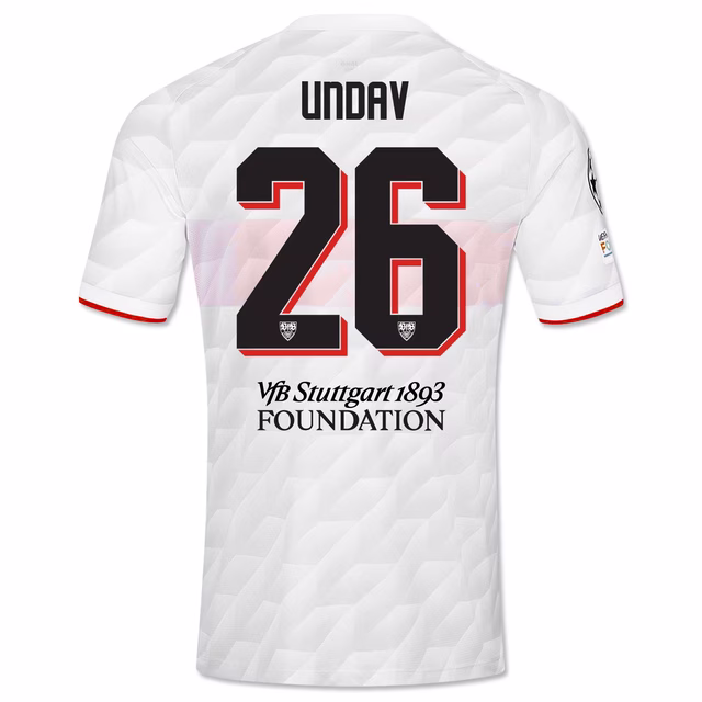 VfB home jersey Champions League 26/27