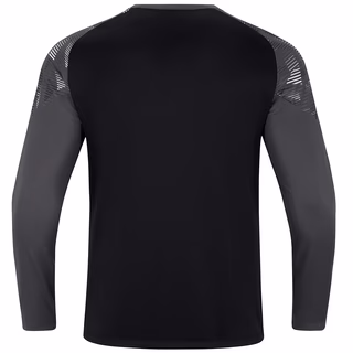 schwarze Rückseite des Sweatshirts