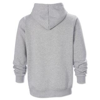 graue Rückseite des Hoodies