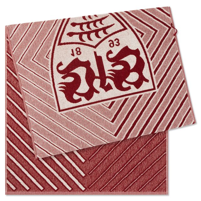 VfB Badetuch Wappen bordeaux