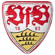 VfB shaped pillow emblem