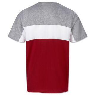 Rückseite des VfB T-Shirts STUTTGART in Grau, Weiß und Rot