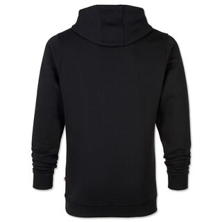 schwarze Rückseite des Hoodies