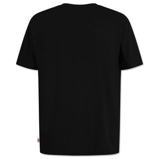 schwarze Rückseite des T-Shirts