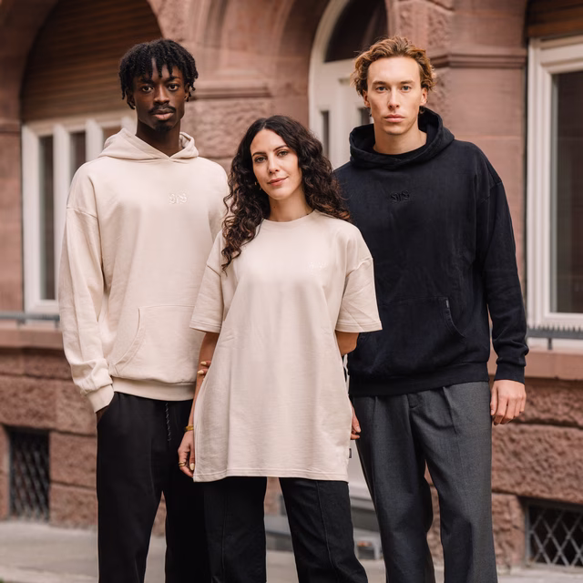 VfB Kleinigkeit Hoodie Stadtbild beige