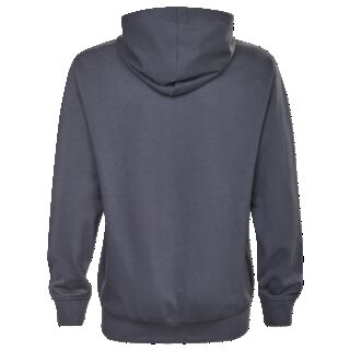 graue Rückseite des Zip Hoodies