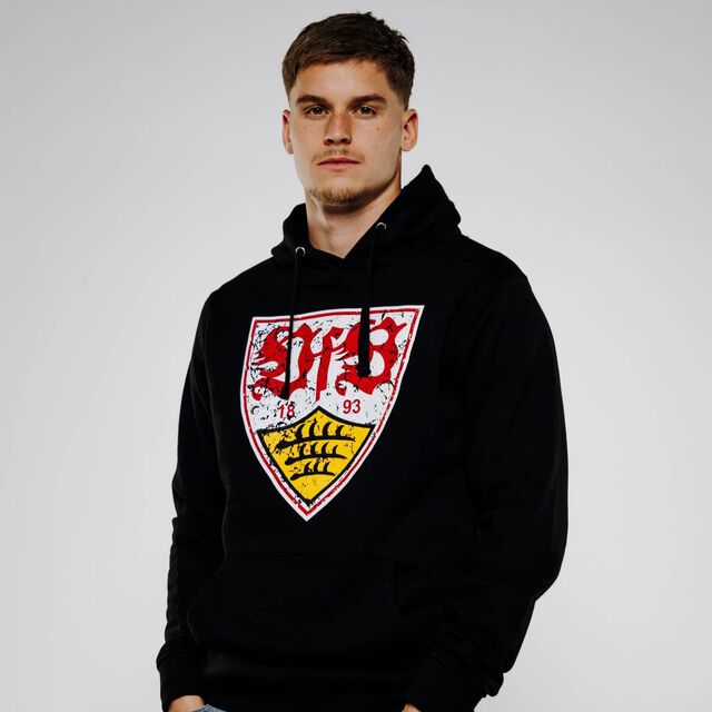 VfB hoody emblem used black