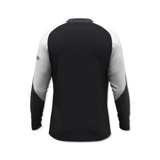 schwarz-weiße Rückseite des Trainingslongsleeves 25/26