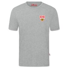 VfB T-Shirt Wappenstick grau