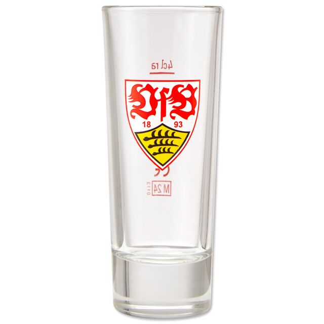 Schnapsglas mit VfB Wappen