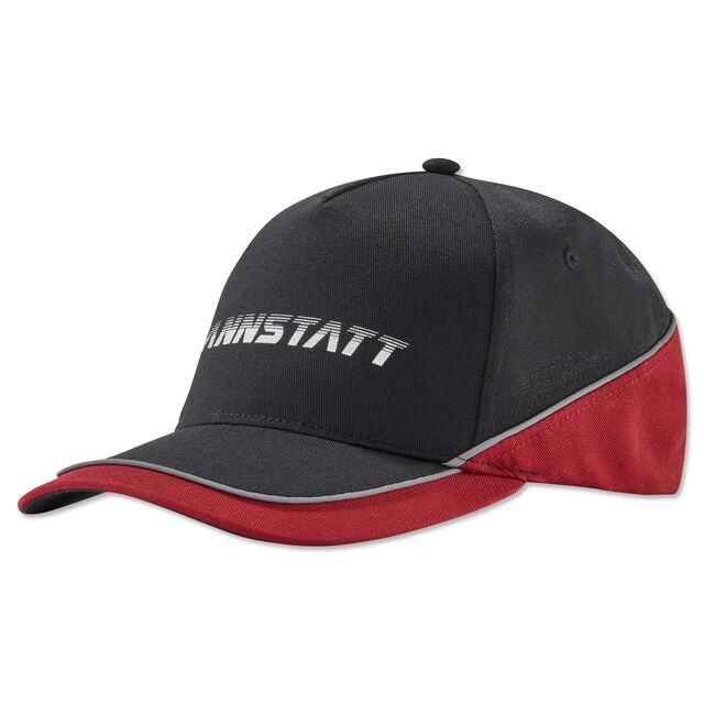 Cap in schwarz und rot mit Cannstatt Schriftzug 