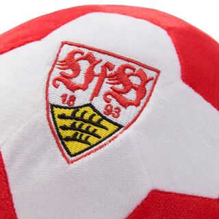 VfB Wappen auf dem Plüschball