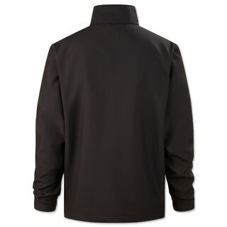 schwarze Rückseite der CL Softshell Jacke Puls