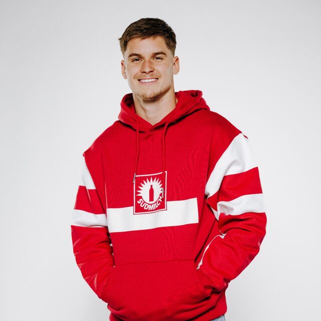 VfB Hoodie Südmilch rot